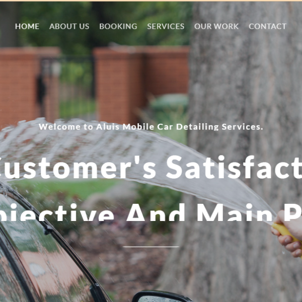 🚘 Aluis Car Washing Service – Web Project Story